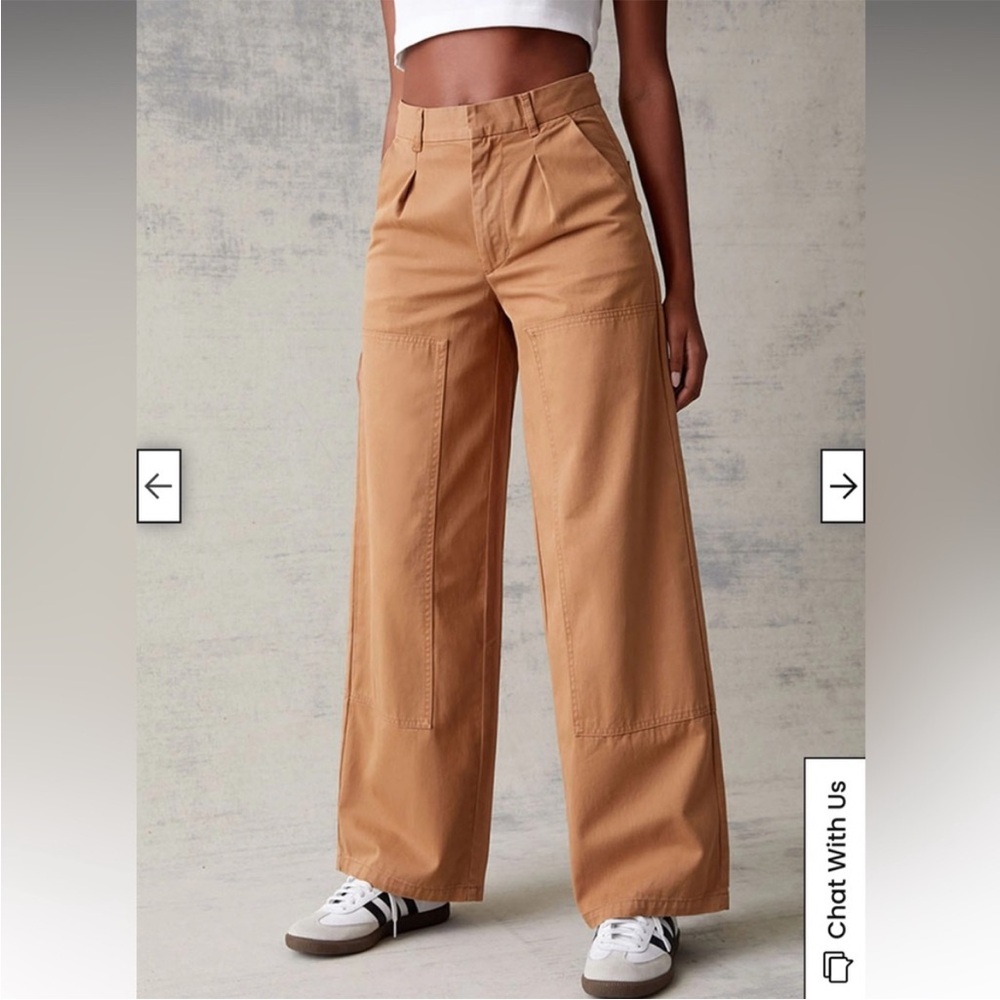 PacSun Tan Wide Leg Pants